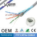 SIPU best price 26awg ftp cat5e ethernet cable coiled 4 pair